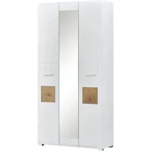 Höffner Garderobenschrank  Cortina ¦ weiß ¦ Maße (cm): B: 99 H: 203 T: 40.0