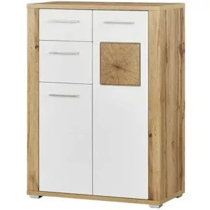 uno Schuhschrank  Yambio ¦ weiß ¦ Maße (cm): B: 75 H: 104 T: 38.0
