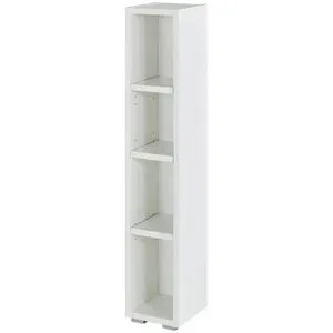 Höffner Regal  Tarent ¦ weiß ¦ Maße (cm): B: 25 H: 131 T: 27.0
