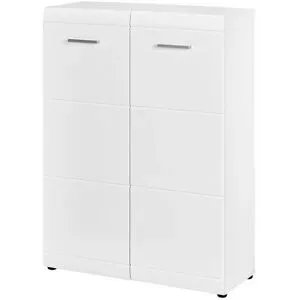 uno Schuhschrank  Akzent ¦ weiß ¦ Maße (cm): B: 89 H: 120 T: 37.0