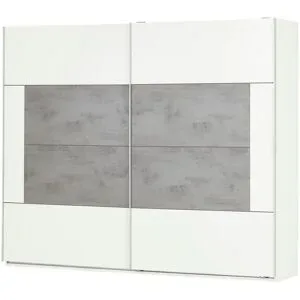 uno Schwebetürenschrank  2-türig  Allegre ¦ weiß ¦ Maße (cm): B: 270 H: 225 T: