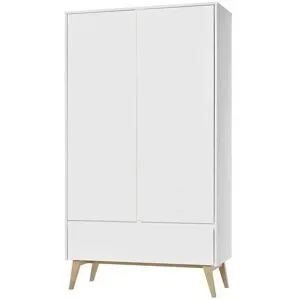 pinio Kleiderschrank  Swing ¦ weiß ¦ Maße (cm): B: 100 H: 199,5 T: 52.5