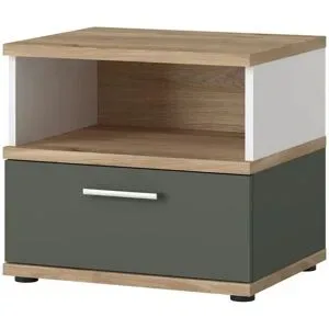Höffner Nachtkommode  Twenty ¦ grau ¦ Maße (cm): B: 50 H: 45 T: 40.0