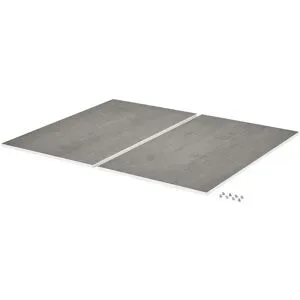 Höffner Einlegeböden  2er-Set  Milow ¦ grau ¦ Maße (cm): B: 95 H: 1,8 T: 58.0
