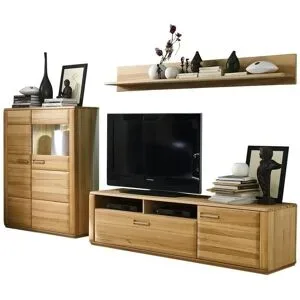 Woodford Wohnwand  Dio ¦ holzfarben ¦ Maße (cm): B: 286 H: 176 T: 51.0