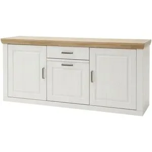 maison bleue Sideboard  Xanten ¦ weiß ¦ Maße (cm): B: 183 H: 85 T: 50.0
