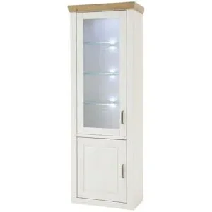 maison bleue Vitrine  Xanten ¦ weiß ¦ Maße (cm): B: 73 H: 210 T: 40.0