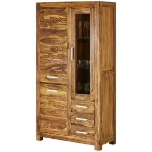 Höffner Vitrine  Amarillo ¦ holzfarben ¦ Maße (cm): B: 101 H: 190 T: 45.0
