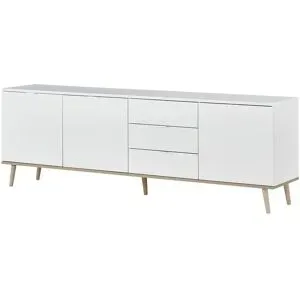 Höffner Sideboard  Gallese ¦ weiß ¦ Maße (cm): B: 200 H: 68 T: 40.0