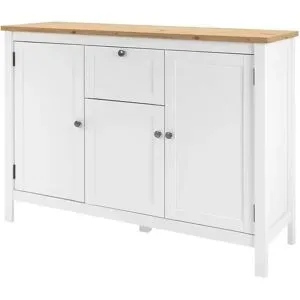 Höffner Sideboard  Mazzano ¦ weiß ¦ Maße (cm): B: 120 H: 90 T: 40.0
