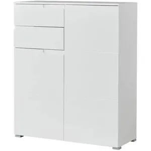 Höffner Kommode  Palermo ¦ weiß ¦ Maße (cm): B: 100 H: 119 T: 40.0