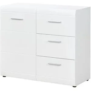 uno Sideboard  Akzent ¦ weiß ¦ Maße (cm): B: 96 H: 86 T: 40.0
