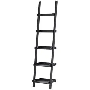 Höffner Leiterregal  Tresa ¦ schwarz ¦ Maße (cm): B: 45 H: 191 T: 35.0