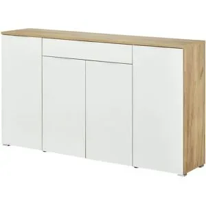 uno Sideboard  Bent ¦ weiß ¦ Maße (cm): B: 178 H: 105 T: 40.0