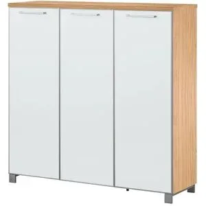 Höffner Schuhkommode  Duna ¦ weiß ¦ Maße (cm): B: 126 H: 126 T: 37.0