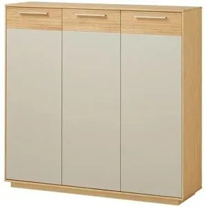 Höffner Sideboard  Longo ¦ holzfarben ¦ Maße (cm): B: 127 H: 124 T: 37.0