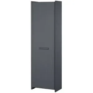 Wohnwert Mehrzweckschrank  Azzura ¦ grau ¦ Maße (cm): B: 57 H: 190 T: 35.0