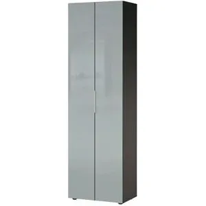 uno Garderobenschrank  Gani ¦ grau ¦ Maße (cm): B: 59 H: 197 T: 40.0