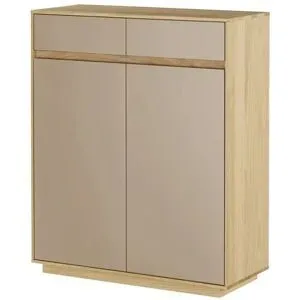 Höffner Schuhschrank  Tiba ¦ creme ¦ Maße (cm): B: 86 H: 103 T: 37.0