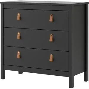 Höffner Kommode  Madron ¦ schwarz ¦ Maße (cm): B: 82 H: 80 T: 38.0