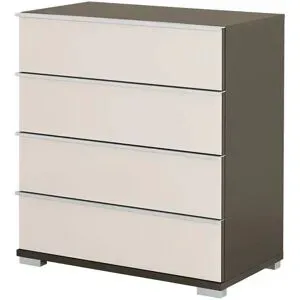Höffner Schubkastenkommode  Beda ¦ creme ¦ Maße (cm): B: 75 H: 82 T: 42.0