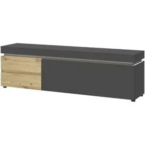 Höffner Lowboard  Luci ¦ grau ¦ Maße (cm): B: 181 H: 57 T: 48.0