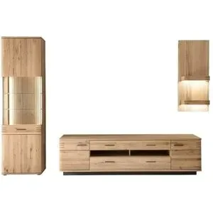 Woodford Wohnkombination  Monta ¦ holzfarben ¦ Maße (cm): B: 300 H: 208 T: 50.0