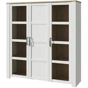Höffner Highboard  Toneo ¦ weiß ¦ Maße (cm): B: 151 H: 160 T: 42.0
