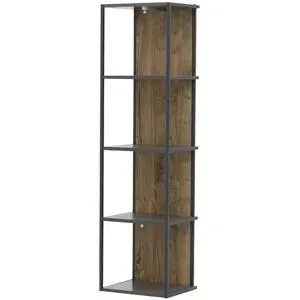 uno Wandregal  New York ¦ holzfarben ¦ Maße (cm): B: 35 H: 128 T: 28.0