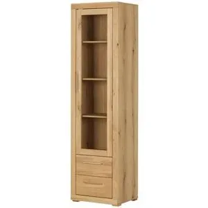 smart Vitrine  Oslo ¦ holzfarben ¦ Maße (cm): B: 51 H: 189 T: 42.0