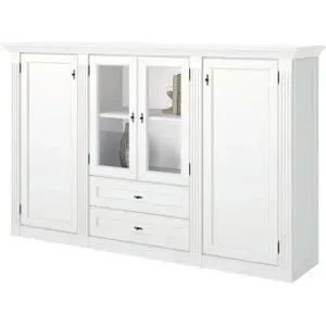 maison bleue Highboard  Petit Chalet ¦ weiß ¦ Maße (cm): B: 192 H: 119 T: 44.0