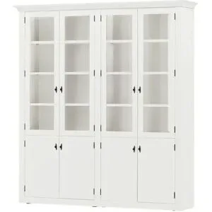 maison bleue Vitrine  Petit Chalet ¦ weiß ¦ Maße (cm): B: 208 H: 226 T: 44.0