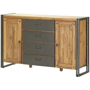 Höffner Sideboard Soft-Close-System Detroit ¦ holzfarben ¦ Maße (cm): B: 143 H: 88 T: