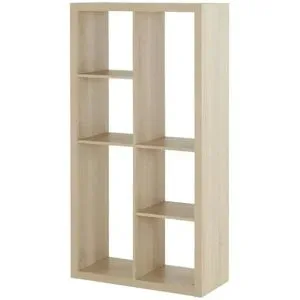 smart Raumteiler mit 6 Fächern  Up2U ¦ holzfarben ¦ Maße (cm): B: 78,5 H: 150,1
