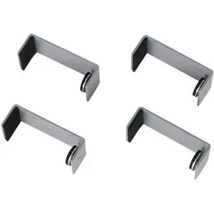 smart Regalfixierung  4er-Set  Up2U ¦ grau ¦ Maße (cm): B: 4,2 H: 9 T: 3.3