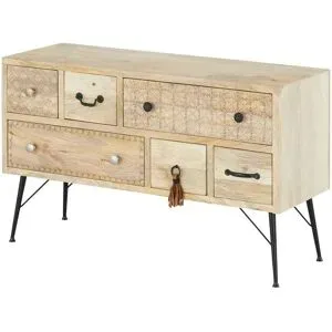 Höffner Lowboard  Tonga ¦ holzfarben ¦ Maße (cm): B: 100 H: 60 T: 38.0