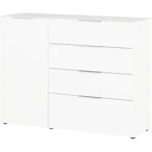 uno Sideboard  Levi ¦ weiß ¦ Maße (cm): B: 134 H: 102 T: 42.0
