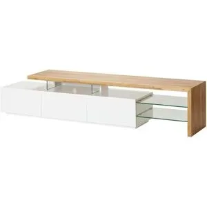 Höffner TV-Lowboard  Comano ¦ weiß ¦ Maße (cm): B: 204 H: 44 T: 40.0