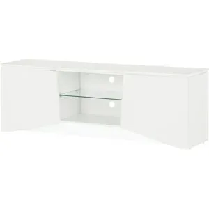 Höffner TV-Lowboard  Formello ¦ weiß ¦ Maße (cm): B: 168,5 H: 57 T: 39.5