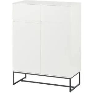 Höffner Kommode  Casano ¦ weiß ¦ Maße (cm): B: 80 H: 107 T: 40.0