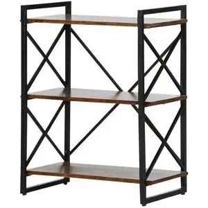 Höffner Regal  Neo ¦ schwarz ¦ Maße (cm): B: 62 H: 80 T: 37.0