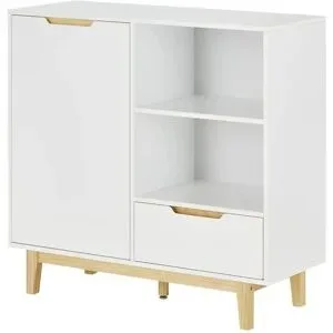 Höffner Kommode  Brescia ¦ weiß ¦ Maße (cm): B: 100 H: 95 T: 38.0