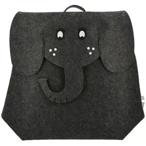 Höffner Filz Aufbewahrungskorb  Elefant ¦ grau ¦ Polyester ¦ Maße (cm): B: 60