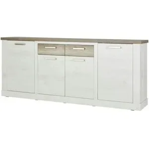 Höffner Sideboard  Viareggio ¦ holzfarben ¦ Maße (cm): B: 213 H: 90 T: 41.0