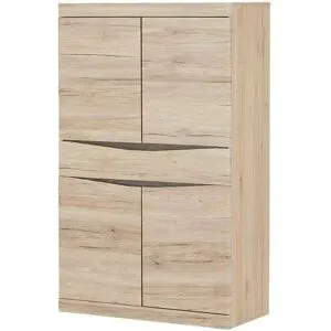 Höffner Highboard  Turino ¦ holzfarben ¦ Maße (cm): B: 86 H: 139 T: 40.0