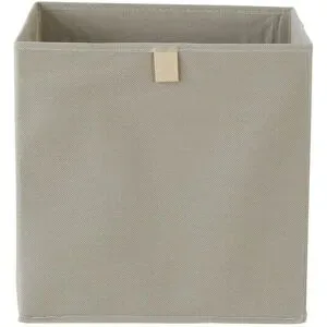 Höffner Aufbewahrungsbox faltbar   ¦ grau ¦ Polyester,Pappe ¦ Maße (cm): B: 32 H: 32 T: