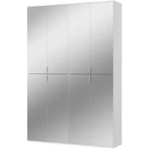 Höffner Garderobenschrank  Projekt X ¦ weiß ¦ Maße (cm): B: 122 H: 193 T: 34.0