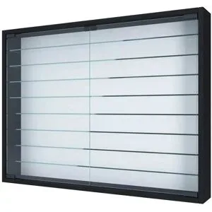 Höffner Hängevitrine  Mandosa ¦ schwarz ¦ Maße (cm): B: 80 H: 60