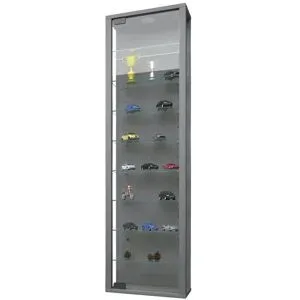 Höffner Hängevitrine  Stano ¦ grau ¦ Maße (cm): B: 33 H: 113 T: 18.0