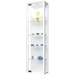 Höffner Hängevitrine  Stano ¦ weiß ¦ Maße (cm): B: 33 H: 113 T: 18.0